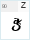 Academiury-ITV Bold Italic: Z