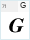 GeoDumba Italic: G