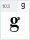 GL Parizuli Bold Regular: g