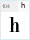 GL Parizuli Bold Regular: h
