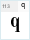GL Parizuli Bold Regular: q