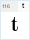 GL Parizuli Bold Regular: t