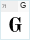 GL Parizuli Bold Regular: G